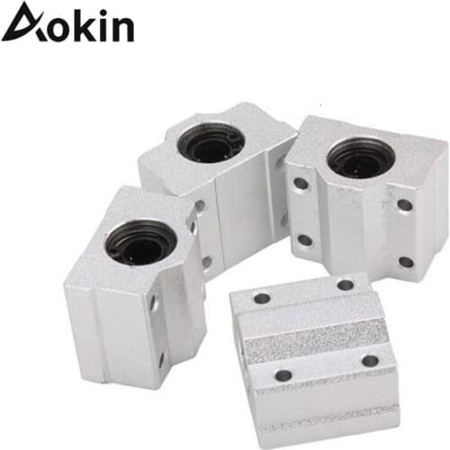 3d Printer Parts Scs8uu 8mm Linear Ball Bearing Block 2pcs Cnc Router Scs6uu Scs10uu Scs12uu Scs13uu Liner Bearings For Printers