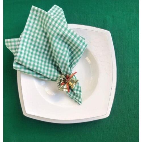 Loseta 12 PCS Napkins Cotton Fabric Napkin Table Dinner Napkins Special Day Hand Made 30 CM X 30 CM