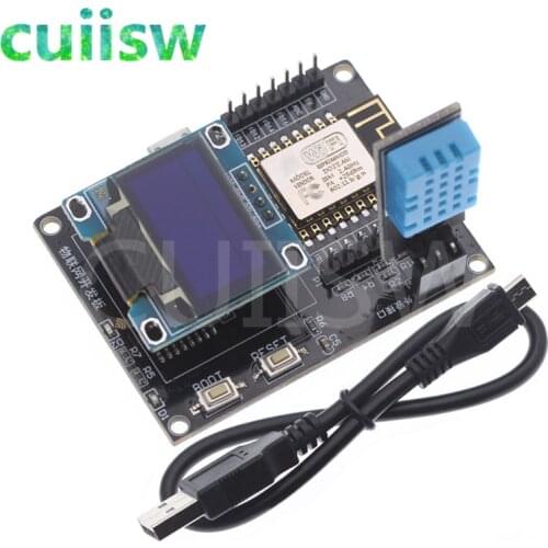 ESP8266 IOT Development Board +DHT11 Temperature and Humidity +0.96 oled Display SDK Programming Wifi Module Small System Board