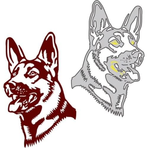 Dog Metal Cutting Dies Stencil Scrapbooking DIY Album Stamp Paper Card Embossing