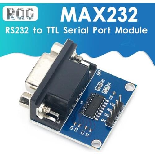 MAX3232 RS232 to TTL Serial Port Converter Module DB9 Connector MAX232 For Arduino