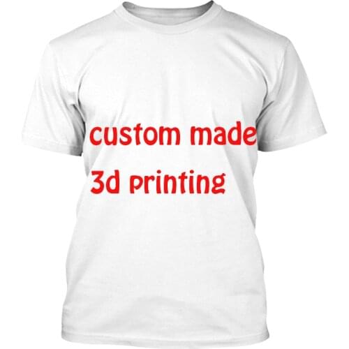 Men/Women 3D Printed tee custom t shirt