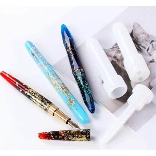 New Transparent Silicone Mould Resin Decorative Craft DIY pen Mold epoxy resin molds for jewelry