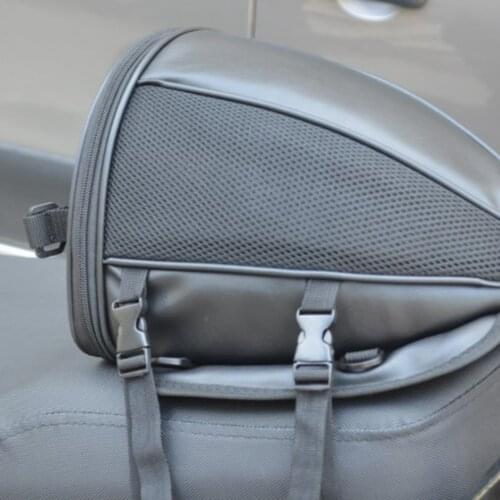 In Stock！Motorcycle Saddlebag Tail Bag Rear Back Bag Seat Sports Carry Bag Waterproof Motorbike Bike Luggage Saddle Bag hot sale
