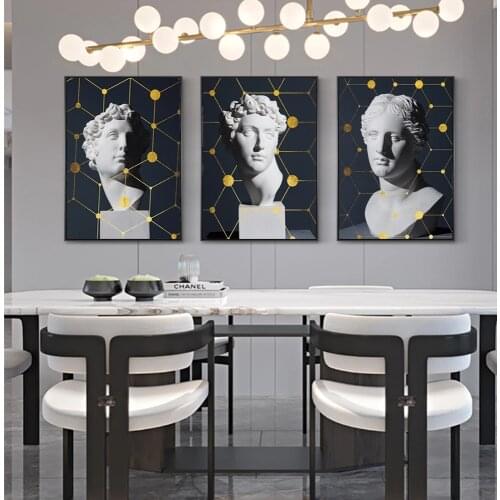 Nordic Statue of David Wall Art Pictures David Sculpture Canvas Art Posters And Prints Modern Canvas Paintings On The Wall Decor