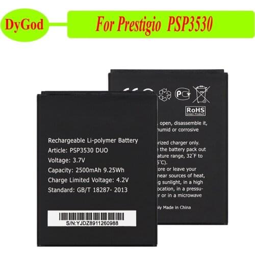 2500mAh Replacement PSP3530 Battery For Prestigio Muze D3 3530 DUO E3 PSP3531 DUO Muze A7 PSP7530 DUO