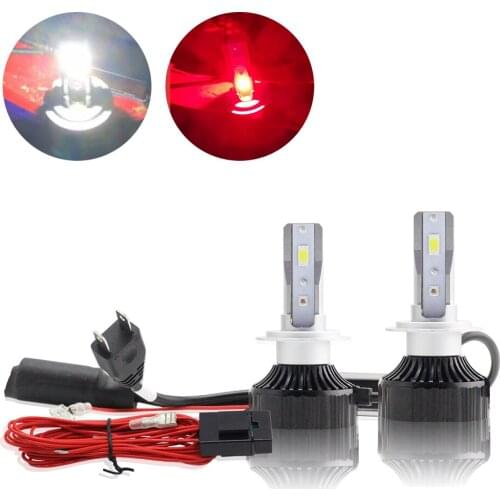 1 Set Super Bright LED Headlight with Demon Eyes 50W 30000LM 6500K LED H4 H7 H1 H11 H8 H9 9003 9005 9006 HB3 HB4 HB2 9012 HIR2
