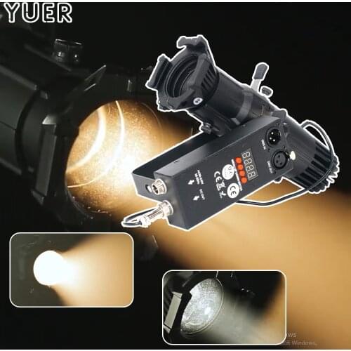 LED 20W Mini Profile Spot Light With DMX RA90 Projector Pro Stage Lighting Equipment DJ Disco Party Par Light Wash Beam Light