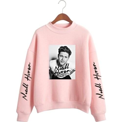 Niall Horan Fashion Print Turtleneck Sweatshirts Women/Men Long Sleeve Sweatshirts 2020 Hot Sale Casual Streetwear Clothes