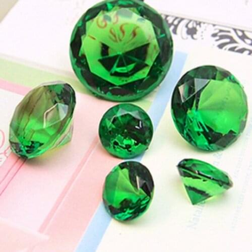 XXL Acrylic Jumbo 40mm Gemstone Table Scatter Confetti Diamonds Wedding Table Deco 10pcs 11 colors For U pick