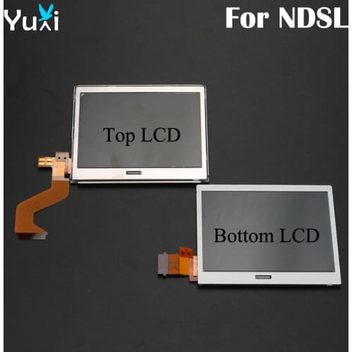 YuXi Replacement Parts Top Upper LCD Botton Lower LCD Display Screen For Nintendo DS Lite For DSL For NDSL