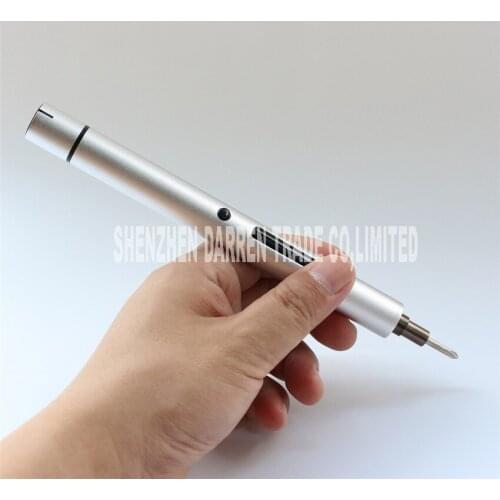 Chargeable Electric Screw driver with LED light Forward reverse rotation precision instrument Lithium electric screwdriver