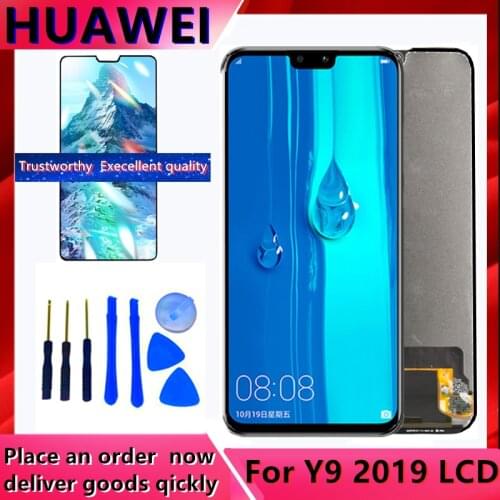 2340*1080 10-Touch LCD For HUAWEI Y9 2019 Lcd With Frame Display Screen For HUAWEI Y9 2019 Screen JKM-LX1 JKM-LX2 LX3