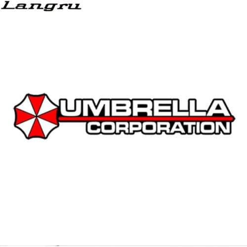 13*3.25cm Car Styling Umbrella Corporation Hive Die Cut Logo Red Umbrella Vinyl Decal Car Sticker JDM