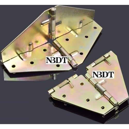 2Pcs/Lot Desk Dining Table Top Flap Extention Cross Folding Leaf Springed Hinge Support