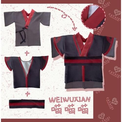 Anime Grandmaster of Demonic Cultivation Jin Ling Lan Wangji Jiang Cheng Wuxian Dog Cat Clothes Pet Costume Gift Photo props
