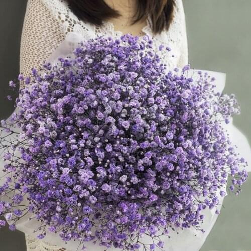 Babys Breath Artificial Flowers Gypsophila Plastic Flowers for Home Decorative DIY Wed Party Living Room Decoration Fake Flower