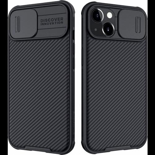 For Apple iPhone 13 Pro Max Phone Case,NILLKIN Camera Protection Slide Protect Cover Lens Protection Case for iPhone 13 Mini 5G