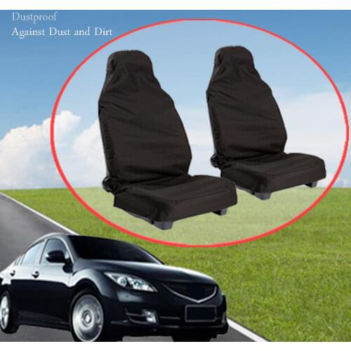 2Pcs/Lot Black Polyester Car Seat Cover Protection Cushion Cover Protecter Dust-Proof Anti-fouling For Car Repair