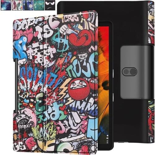 Tablet Cover For Lenovo Yoga Smart Tab YT-X705F Case Coque Painted Leather Cover For Funda Lenovo Yoga YT X705F Case 10.1 inch