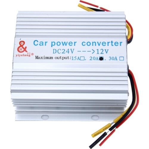 DC-DC Step Down Voltage Converter, Power Supply Buck Regulator 24V to 12V 20A Volt Reducer Transformer