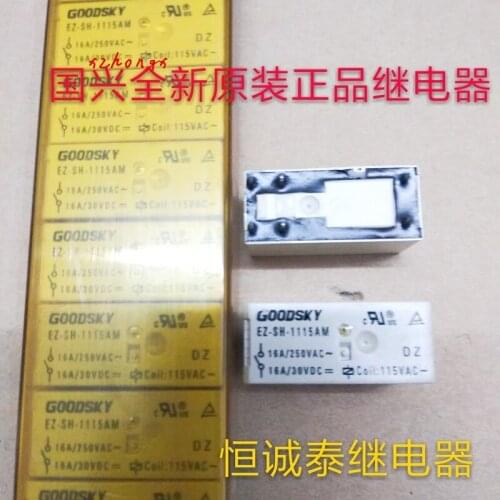 Ez-sh-1115m genuine 115VAC 16A 6 pin relay