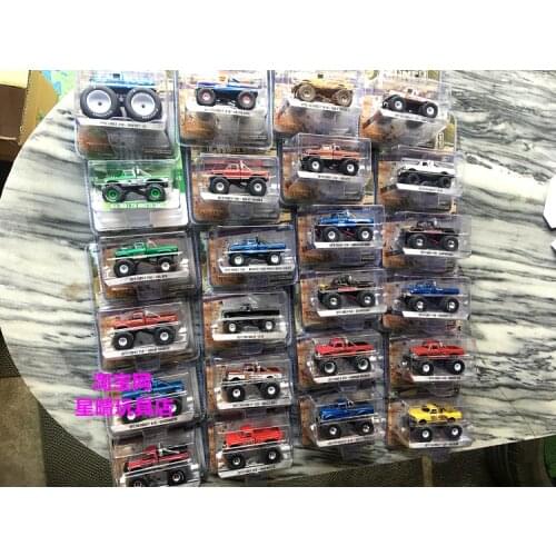 Greenlight cars 1/64 Monster Trunk Ford F-250 &Chevrolet K10 Alloy model car Metal toys for childen kids diecast gift