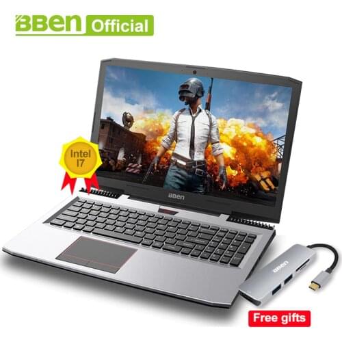 Bben Gaming Laptops Intel Core i7-7700HQ 15.6" IPS 1920x1080 screen 32GB RAM , SSD128G/256G/512G , 1TB /2TB HDD windows10 pro
