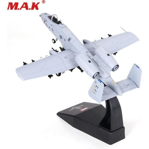 For Collection 1/100 Simulated Alloy A10 Fighter Attack Military Aircraft Airplane Models for adult children Fans Gifts Toy