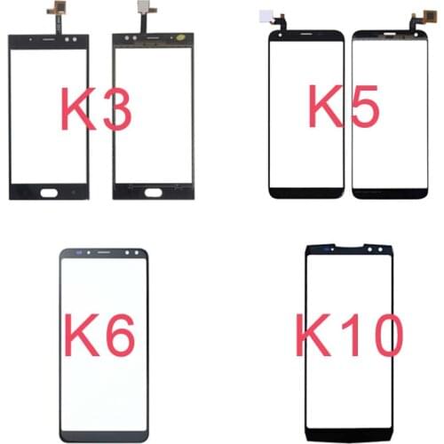 Mobile Phone Touchscreen For Oukitel K3 K5 K6 K10 Touch Screen Glass Panel Digitizer Sensor Repair Phone Part no LCD Display