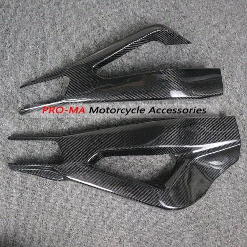 Motorcycle Swing Arm Covers fairing kit in carbon fiber For BMW S1000RR 2018 2019 2020 Third Generation Twill glossy weave