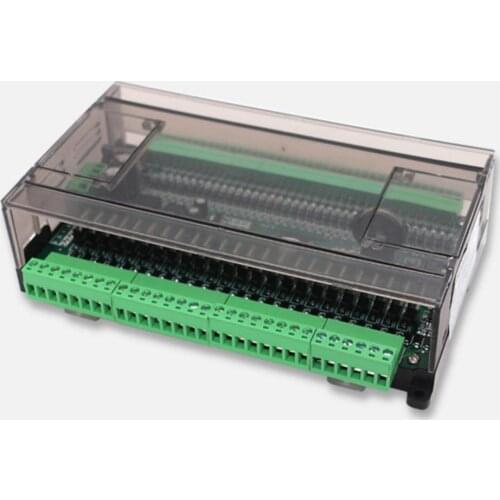 FX1N FX2N 60MT Transistor Controller Module Board 32bit RS232 RS485 24VDC for Mitsubishi PLC, 4AD 2DA RTC Optional