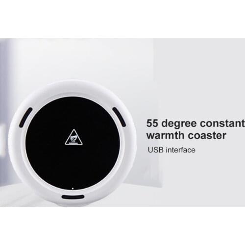 USB Constant Temperature Heating Bottle Warmer Heating Base 55° Degree Warm Cup Mat Portable Cup Warmer Heat Beverage Mug Mat