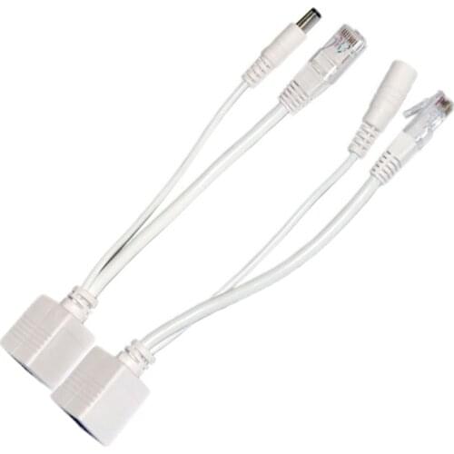 Free Ship POE Adapter cable RJ45 Injector Splitter Kit Separator Combiner Passive Power Over Ethernet12-48v Synthesizer