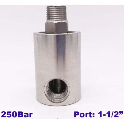 25Mpa high pressure rotary joint swivel low speed 1 1/2 inch thread stainless steel 304 food grade water rotating connector