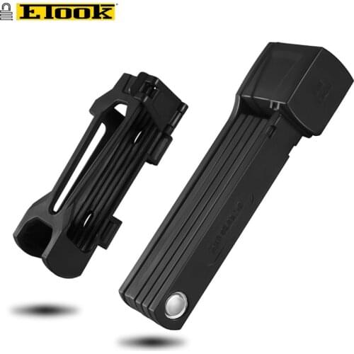 Anti-Theft Steel Alloy Motocycle Folding Bike Lock Heavy Duty Bicycle Padlock with Mount Bracket and 2 keys