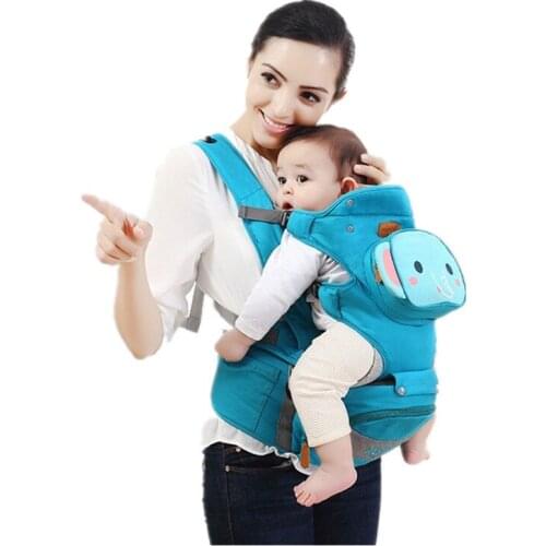 Baby Backpacks Carriers Fashion Waist Stool Strap Cartoon Baby Carriers Infant Shoulders Breathable Polyester Baby Carriers