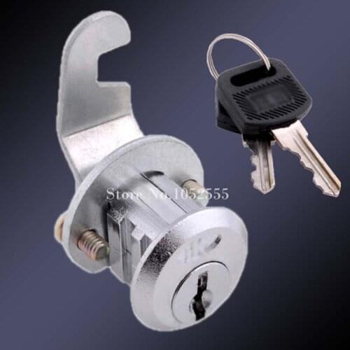High Quality 10PCS Cam Lock For Door Cabinet Mailbox Drawer Locker Keys Forcer Security Home Locks K45
