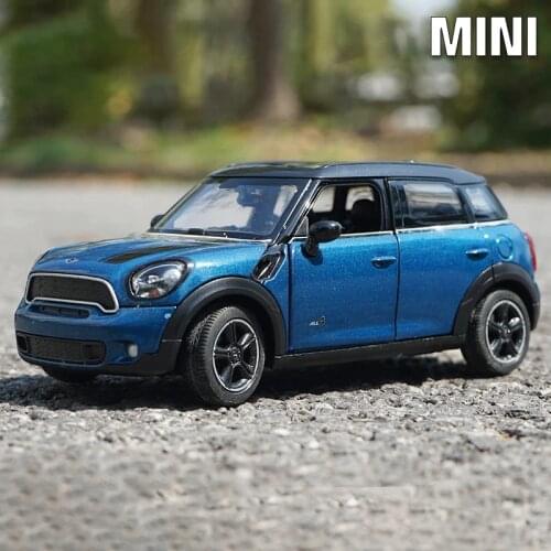 1:24 Toy Car Mini Countryman Diecast Alloy Metal Car Model for MINI Coopers Model Pull Back Car Toy Vehicles Miniature Scale