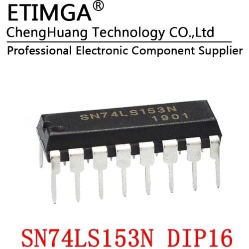 5PCS/LOT 74LS153 SN74LS153N HD74LS153P DIP16 Dual 4 out of 1 data selector