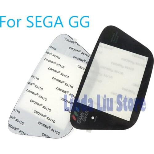 5pcs/lot Plastic Replacement Screen Cover Lens for Sega Game Gear black For SEGA GG Gamegear Console