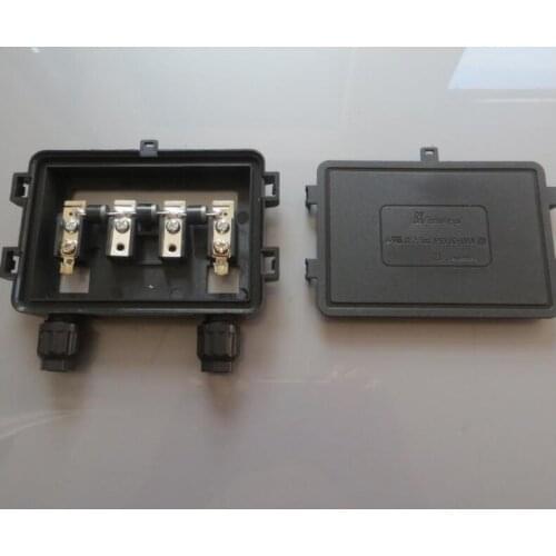 50 pieces DHL shipping 140W-200W Solar Junction Box waterproof IP65 for Solar Panel connect PV solar cable connection with diode