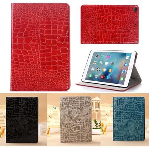 A1566 A1567 Coque for iPad Air 2 Air2 Case Luxury Crocodile PU Leather Folio Stand 9.7'' Case For iPad Air 2 Luxury Flip Cover