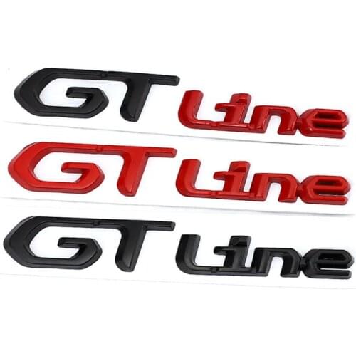 Car Sticker GT Line for KIA Forte Optima Picanto Stinger Sorento Renault Clio Grandtour Megane Peugeot GT RCZ 308 508 3008 5008