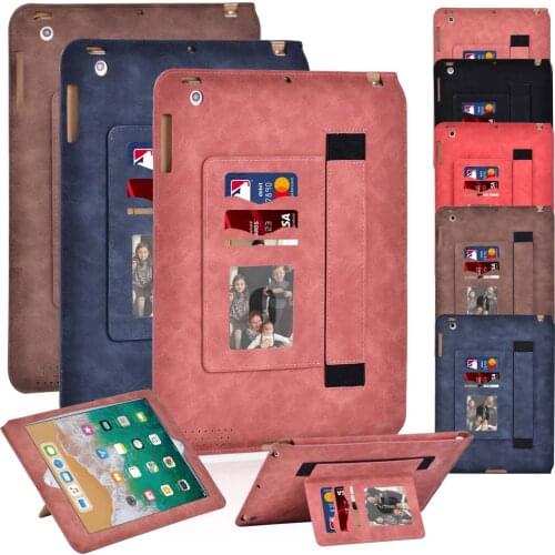 Tablet Case for Apple IPad 2/3/4/ IPad Mini 1/2/3/4/5/ IPad Air 1/Air 2 9.7 Inch/ Pro 9.7 Inch Folding Protective Sleeve