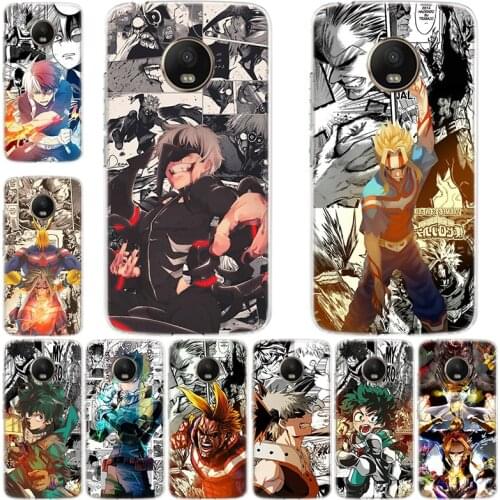 My Hero Academia Deku Phone Case For Motorola Moto G9 G7 G8 Power E6 E5 G6 G5 G5S EU Plus Play One Action Cover