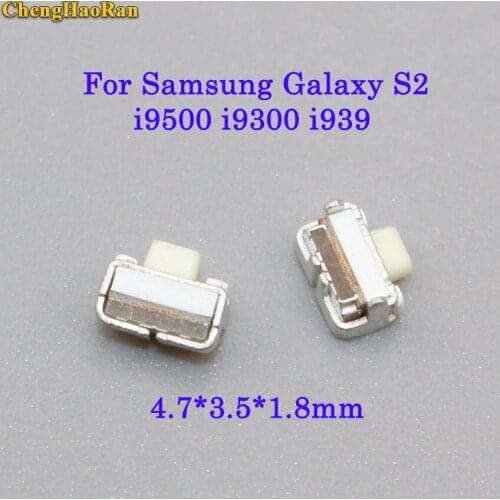 ChengHaoRan 10pcs Power Volume Switch on off inside Button For Samsung Galaxy S2 S3 S4 i9500 i9300 i939 i747 D71 4.7*3.5*1.8mm