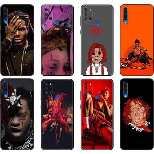 Black tpu Case For Samsung Galaxy A50 50S A30S A10 A01 A11 A21S A31 A41 A51 A71 M21 M30S S10 LITE Cover Rapper YG