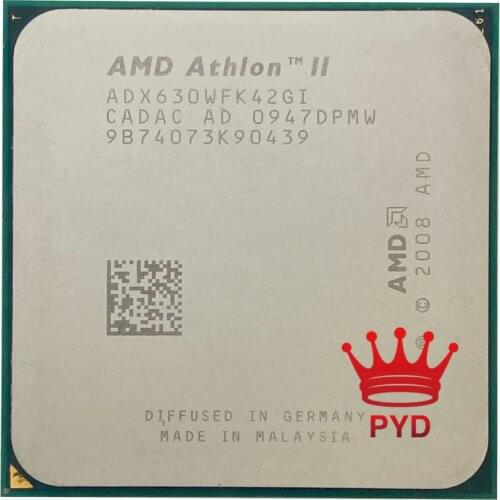 AMD Athlon II X4 630 2.8GHz Quad-Core CPU Processor ADX630WFK42GI Socket AM3 938pin
