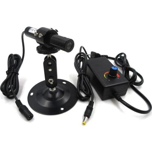 Red circle 520nm Green laser diode module with power supply and Radiater 16x100mm